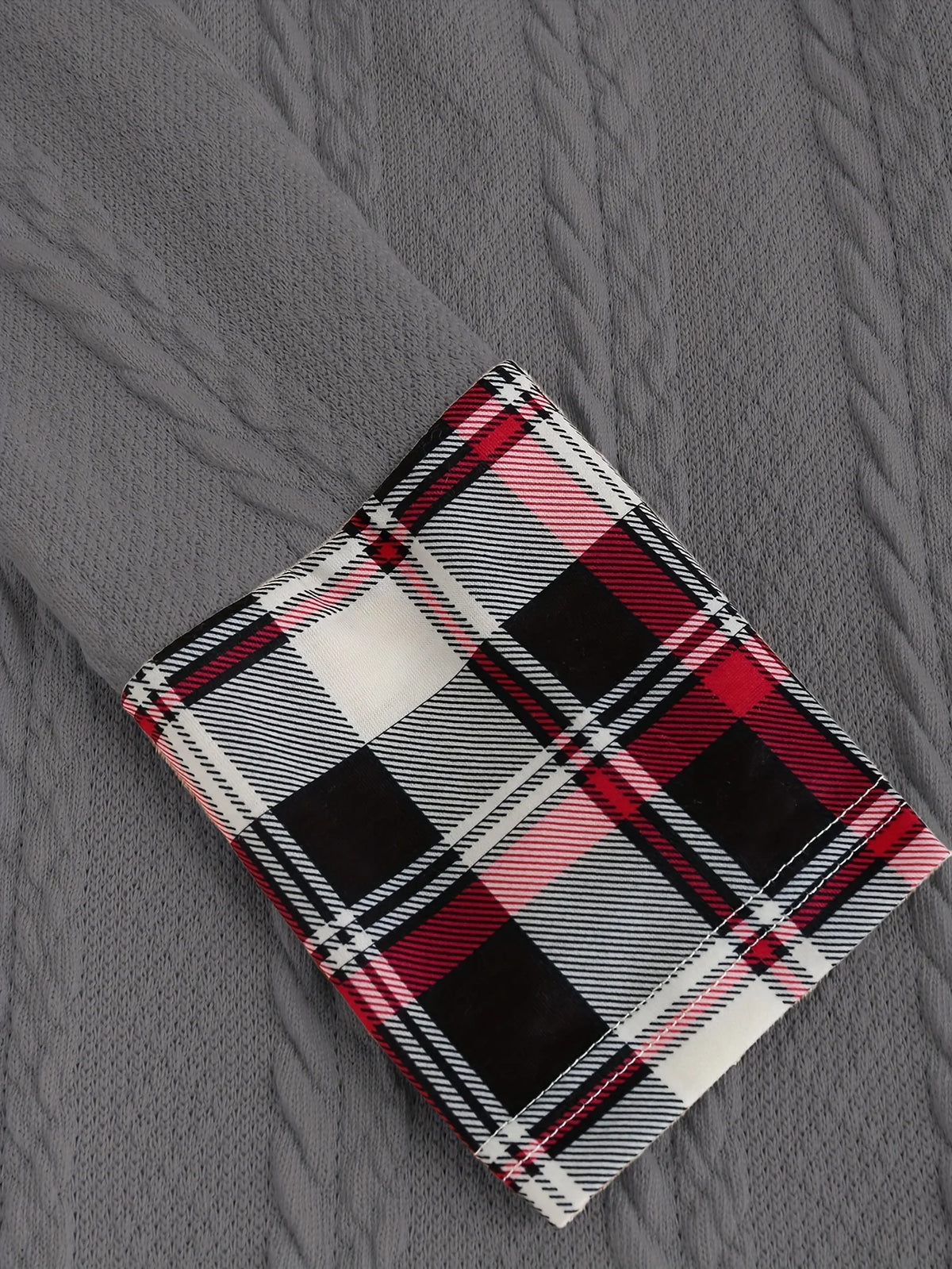 PlaidMuse Hooded Dress