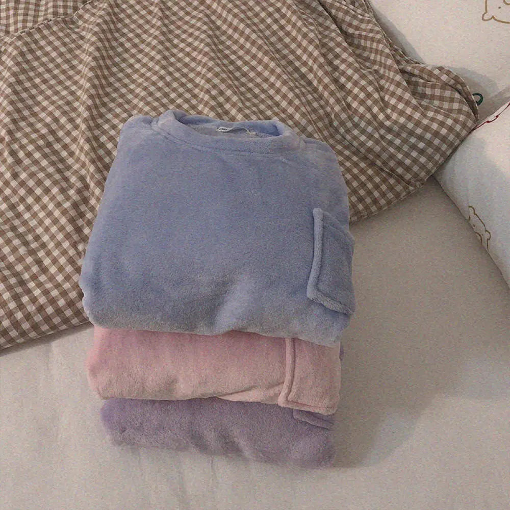 CozyPlaid Pajama Set