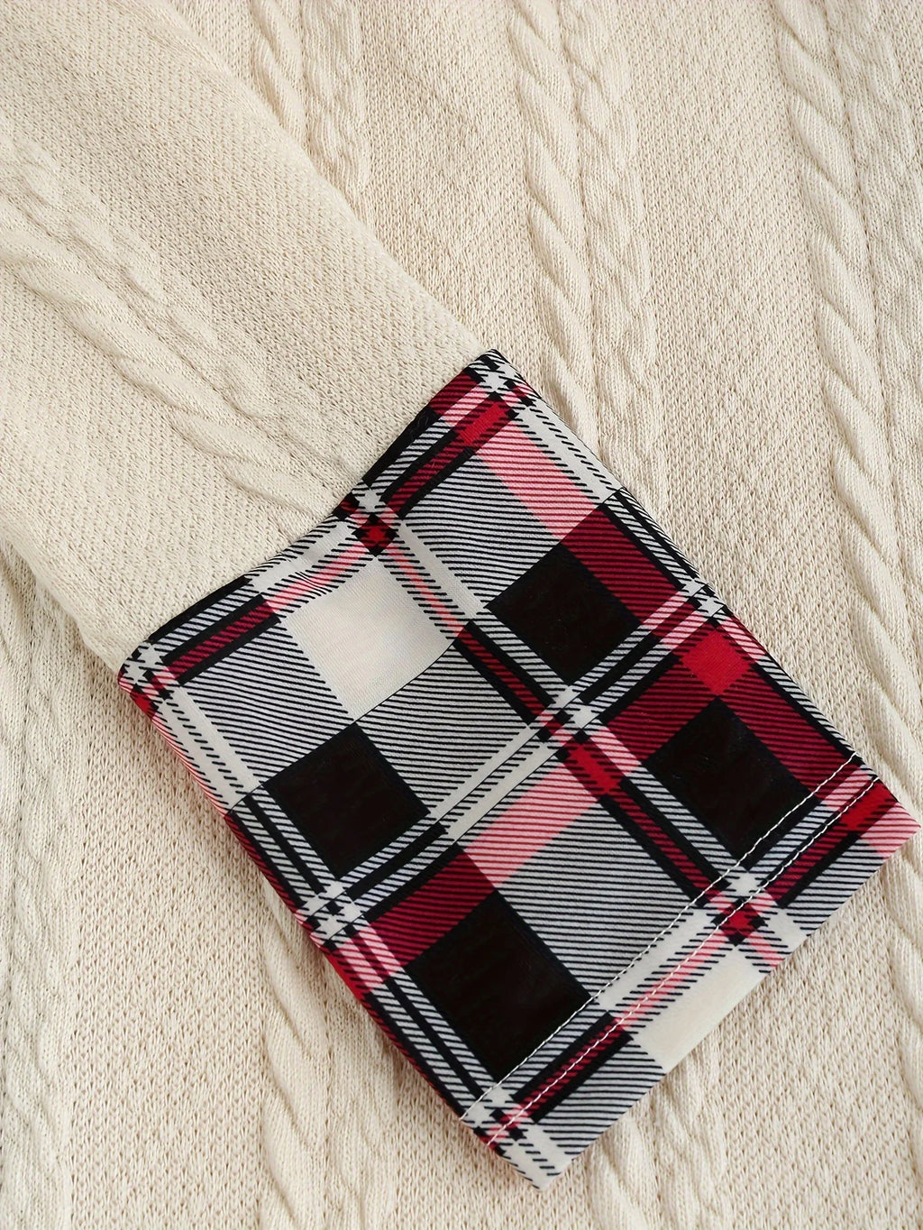PlaidMuse Hooded Dress