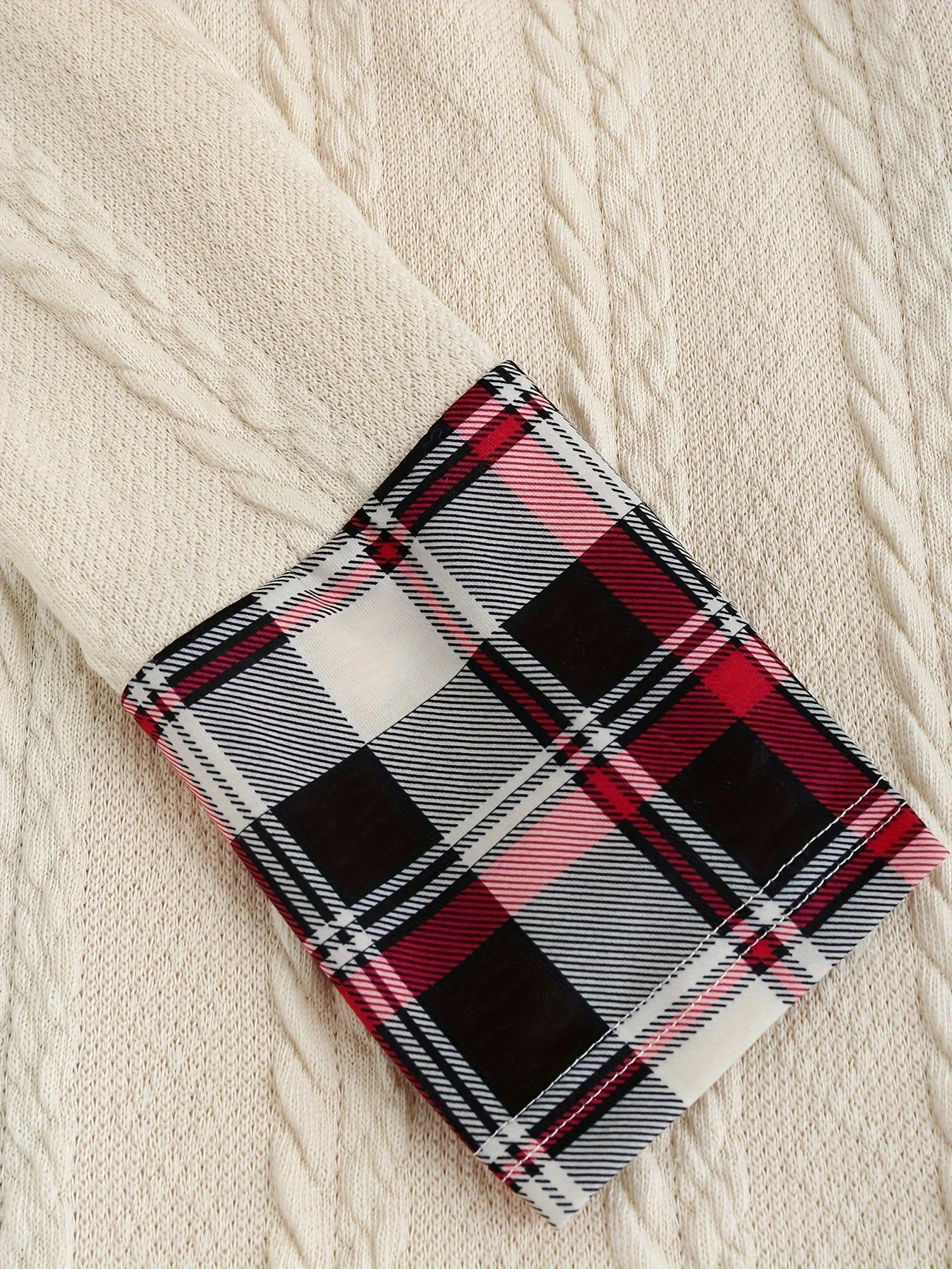 PlaidMuse Hooded Dress
