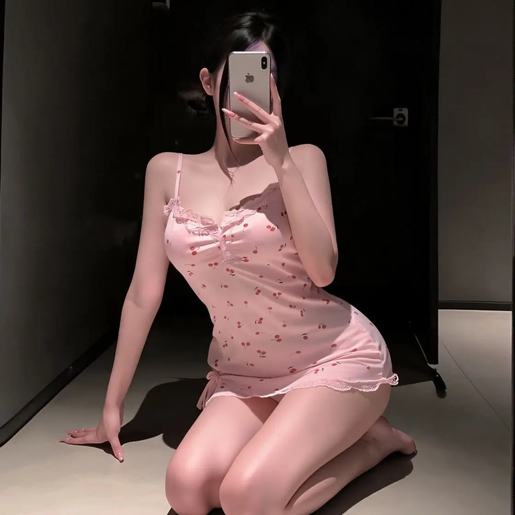 CherryLace Nightdress
