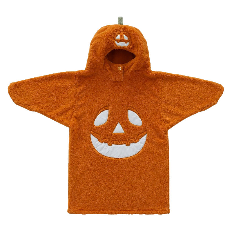 Women's Pumpkin Print Fleece Sleepwear